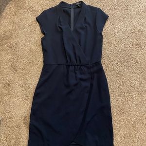 Womens faux wrap dress